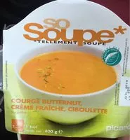 Mängden socker i So Soupe Courge Butternut, Crème Fraîche, Ciboulette