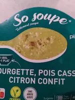 Mängden socker i So soupe - Courgette, pois cassé, citron confit