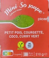 Mängden socker i Mini So Soupe - petit pois, courgette, coco, curry vert