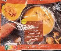 Mängden socker i Velouté courge butternut patate douce girolle