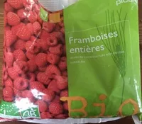 Mängden socker i Framboises entières
