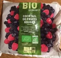 Mängden socker i Cocktail de fruits rouges surgelé