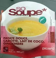 Mängden socker i So Soupe Patate Douce, Carotte, Lait de Coco, Gingembre