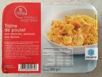 Mängden socker i Tajine de poulet aux abricots, semoule aux épices