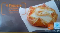 Mängden socker i 4 Paniers Fromage de chèvre - surgelés