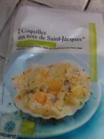 Mängden socker i 2 Coquilles aux noix de Saint-Jacques* - surgelé