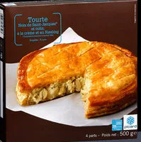 Mängden socker i Tourte noix de Saint-Jacques et colin