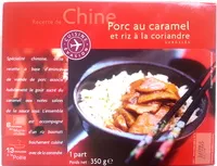 Mängden socker i Porc au caramel et riz à la coriandre