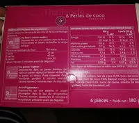 Mängden socker i perle de coco