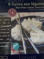 Mängden socker i 8 Gyoza aux légumes
