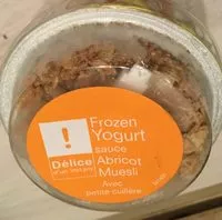 Mängden socker i Frozen Yogurt Sauce Abricot Muesli