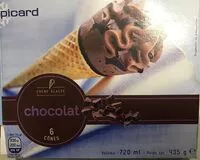 Mängden socker i Les Classique - 6 Cônes chocolat