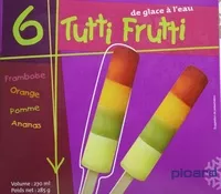 Mängden socker i Tutti Frutti