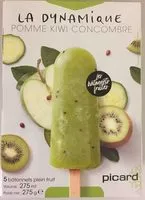 Mängden socker i La dynamique pomme kiwi concombre