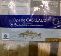 Mängden socker i Dos de Cabillaud surgelés