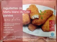 Mängden socker i Aiguillettes de Merlu Blanc du Cap Panées Sans Gluten