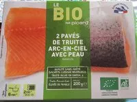 Mängden socker i 2 pavés de truite arc-en-ciel avec peau