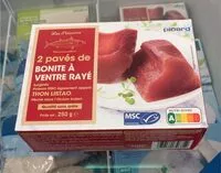 Mängden socker i 2 pavés  de Bonite à ventre rayé