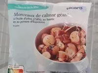 Mängden socker i Morceaux de calmar géant