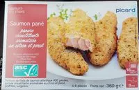 Mängden socker i Saumon pané panure croustillante aromatisée au citron et persil