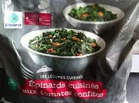 Mängden socker i Épinards Cuisinés aux Tomates Confites