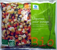 Mängden socker i Légumes pour potage bio surgelés Picard