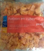 Mängden socker i Potiron en cubes