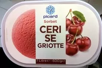 Mängden socker i Sorbet cerise griotte