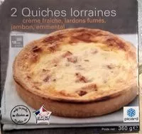 Mängden socker i 2 Quiches Lorraines