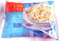 Mängden socker i Duo de colin d'Alaska et noix de Saint-Jacques, pâtes et fondue de poireaux