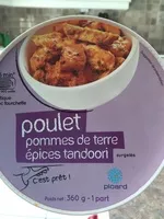 Mängden socker i Poulet Pommes de Terre, Épices Tandoori