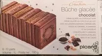 Mängden socker i Bûche glacée chocolat