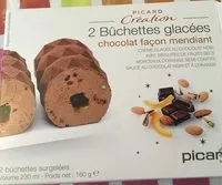 Mängden socker i 2 Bûchettes Glacées Chocolat Façon Mendiant