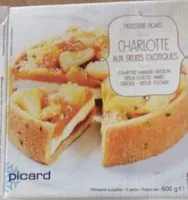 Mängden socker i Charlotte aux fruits exotiques