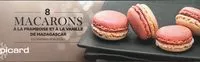 Mängden socker i 8 Macarons à la Framboise et à la Vanille de Madagascar