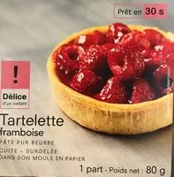 Mängden socker i Tartelette Framboise