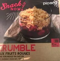 Mängden socker i Crumble aux fruits rouges