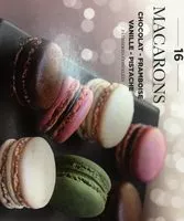 Mängden socker i 16 macarons