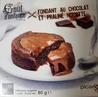 Mängden socker i Un Goût d'enfance - Fondant au chocolat et praliné  noisette