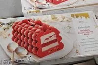 Mängden socker i Bûche glacée framboise pamplemousse rose