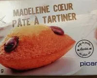 Mängden socker i Madeleine coeur pâte à tartiner