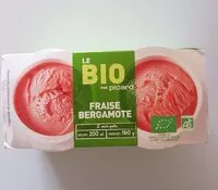 Mängden socker i Glace fraise bergamote