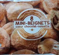 Mängden socker i Mini-beignets cœur chocolat-noisettes
