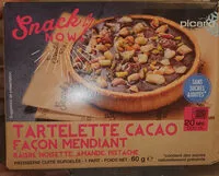 Mängden socker i Tartelette cacao facon mendiant