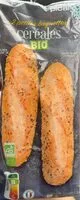 Mängden socker i 2 petites baguettes céréales bio