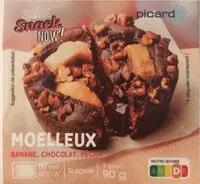 Mängden socker i Moelleux banane, chocolat, pécan