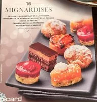 Mängden socker i 16 mignardises
