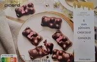 Mängden socker i 8 oursons patissiers chocolat gianduja