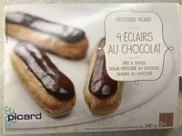 Mängden socker i 4 Éclairs au Chocolat