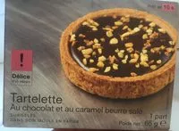 Mängden socker i Tartelette au Chocolat et au Caramel Beurre Salé